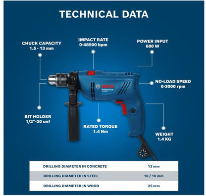 BOSCH GSB 600 Professional