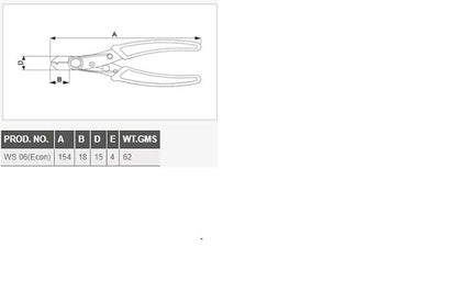 Taparia WS06 Wire Stripping Plier